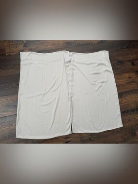 Cozy Earth Standard Size Bamboo Pillow Cases Light Gray TWO